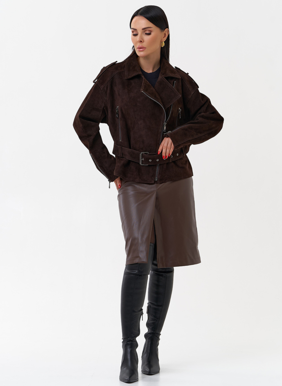 Куртка женская из замши