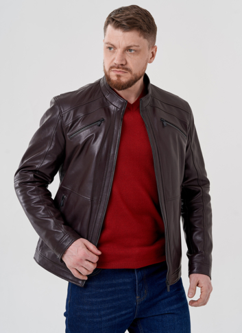 Мужская кожаная куртка 