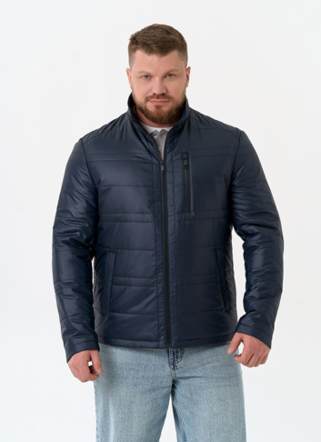 Мужская куртка с воротником стойкой