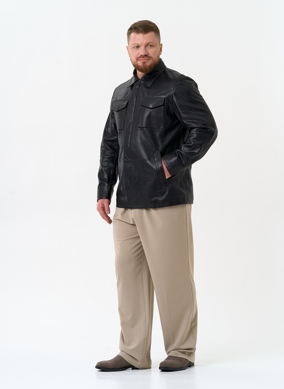 Мужская куртка из натуральной кожи