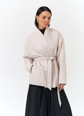 Женская куртка кимоно с поясом