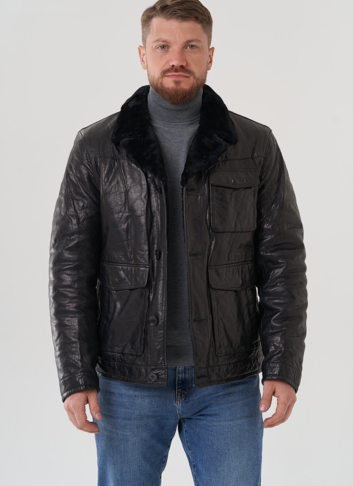 Куртка мужская из натуральной кожи 