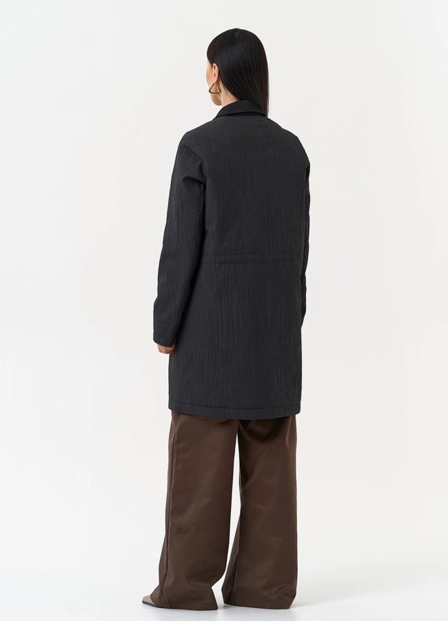 фото Женское утепленное полупальто трансформер модель № 30027