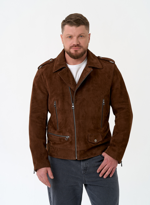 Мужская куртка из натуральной замши