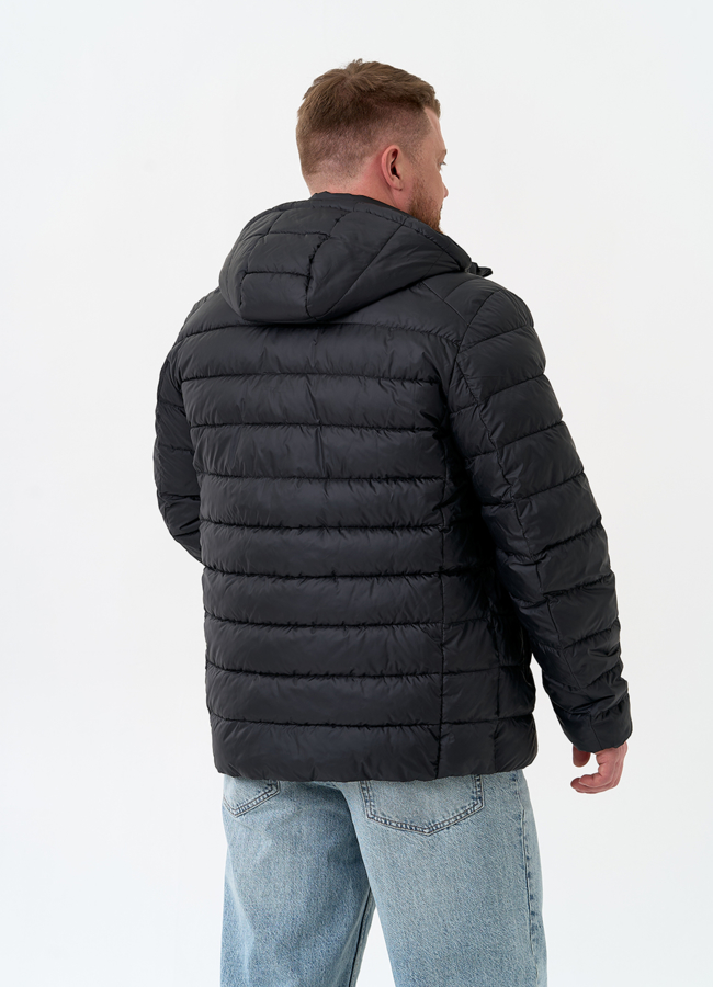 фото Куртка мужская с капюшоном модель № 32518