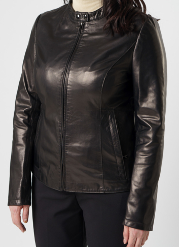 Женская кожаная куртка