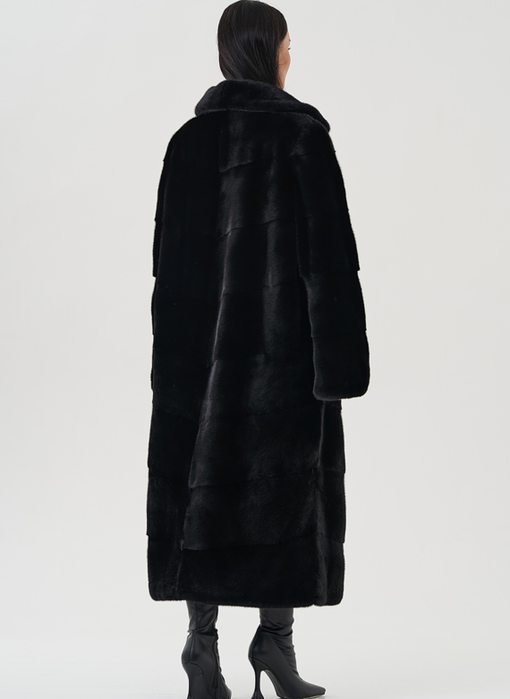 Шуба из аукционного меха норки