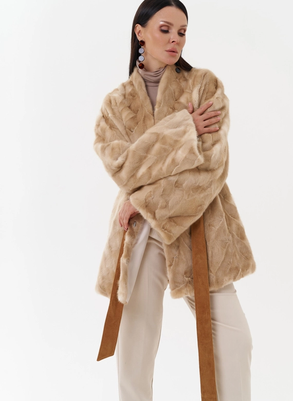 Женская шуба из скандинавской норки